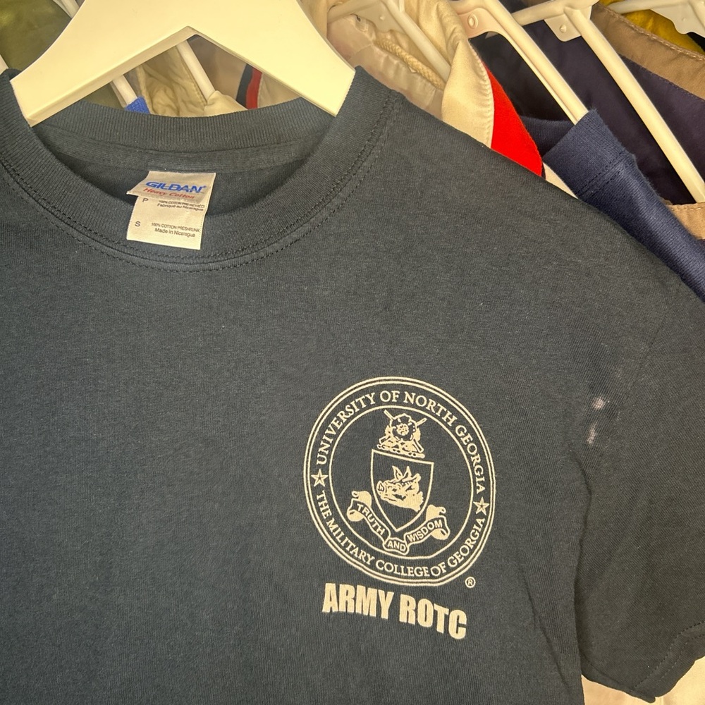 Vintage University of North Georgia Military School T-Shirt Small Rare - Picture 4 of 4